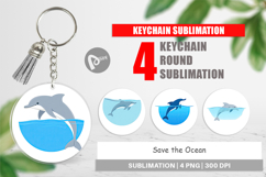 Keychain Save the Ocean Product Image 1