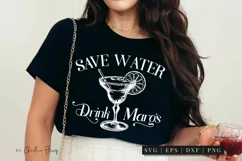 Save Water Drink Margarita SVG | Summer Cocktail PNG Product Image 2
