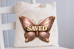 Saved butterfly Christian sublimation designs Product Image 3