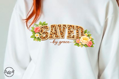 Saved by grace Christian sublimation designs Product Image 2