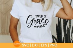 Saved by grace | Religious svg quote Product Image 2