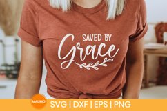 Saved by grace | Religious svg quote Product Image 3