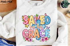 Saved By His Grace Easter Png Product Image 3