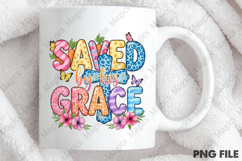 Saved By His Grace Easter Png Product Image 4