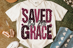 Saved By His Grace PNG, Christian PNG, Jesus PNG, Religious Product Image 4