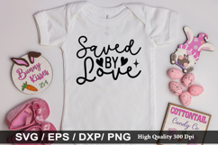 Saved By Love SVG - Easter Design Product Image 1