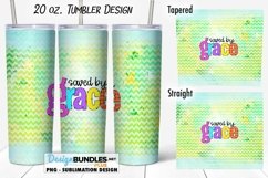 Saved By Grace 20 oz Sublimation Tumbler Design Product Image 1