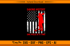 Saving History One Piece At A Time SVG Design Product Image 1
