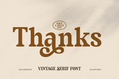 Sayin Cherik - Vintage Serif Font Product Image 15