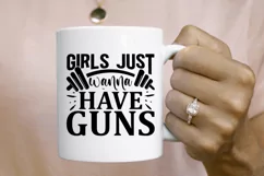 Girls just wanna have guns SVG, Workout SVG Design Product Image 2