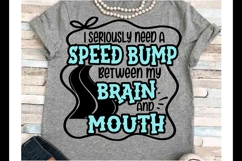 Sarcasm SVG DXF JPEG Silhouette Cameo Cricut Speed bump fun Product Image 1
