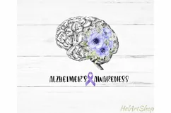 Alzheimer's Awareness Png, Sublimation Png Product Image 1