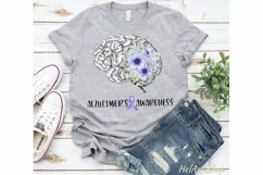 Alzheimer's Awareness Png, Sublimation Png Product Image 2