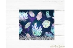 Crystal Tumbler PNG Sublimation, Celestial Tumbler PNG Product Image 2