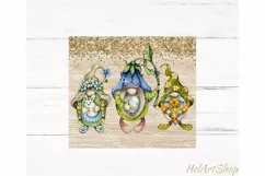 Easter Gnomes Tumbler PNG Sublimation, Spring Tumbler Png Product Image 2