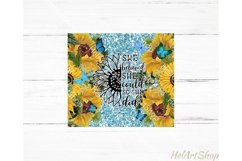 Inspirational Tumbler PNG Sublimation, She Believed Tumbler Product Image 2