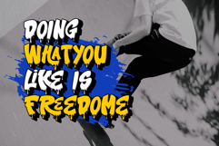 Shadow Burst | Graffiti Webfont for Bold Urban Street Design Product Image 4