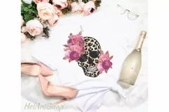 Leopard Skull Png, Sublimation Png, Boho Png Product Image 2