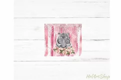 Tiger Tumbler | Wild Aimal PNG Sublimation Product Image 2