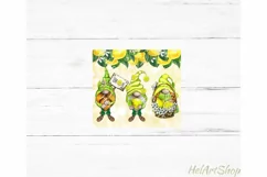Lemon Tumbler PNG | Gnomes Sublimation Product Image 2