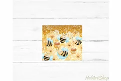 Honey Bee PNG |Sublimation Tumbler Product Image 2