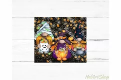 Halloween Gnomes Tumbler | PNG Sublimation Product Image 2