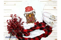 Christmas Chicken PNG |Rustic Sublimation PNG Product Image 2