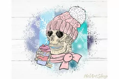 Christmas Skeleton Png, Sublimation Png Product Image 1