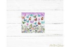 Wildflowers Tumbler PNG, Butterfly SKINNY TUMBLER 20 PNG Product Image 2