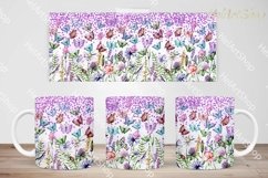 Wildflowers Mug PNG, Butterfly 11Oz Mug Product Image 1