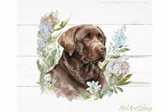 Chocolate Labrador Png, Sublimation Png Product Image 2
