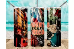 Tumbler 20oz Puerto Rico PNG Product Image 1