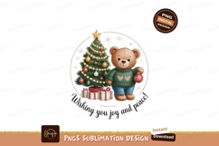 Teddy bear christmas tree gifts image Product Image 1