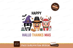 Halloween Thanksgiving Christmas Characters tooth Product Image 1