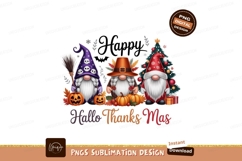 Festive gnomes celebrating holidays halloween thanksgiving Product Image 1