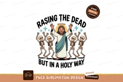 Jesus dancing with skeletons celebration religious Product Image 1