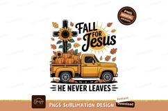 Yellow truck full of pumpkins and sunflowers fall Product Image 1