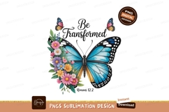 Blue butterfly floral transformation flowers Product Image 1