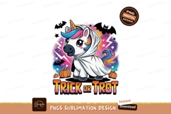 Cute unicorn ghost costume trick or trot halloween Product Image 1