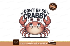 Sad crab with claws raised ocean crustacean Product Image 1