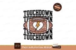 Football heart lightning touchdown sport Product Image 1