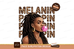 Melanin Poppin Woman Bubblegum pink Product Image 1