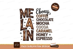 Melanin Ebony Coffee Chocolate Mocha Cocoa Caramel Honey Esp Product Image 1