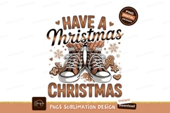 Festive Christmas Sneakers With Gingerbread Cookies Product Image 1