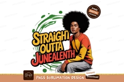 Juneteenth celebration man afro black Product Image 1