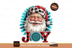 Cheerful Santa Claus with Festive Decorations christmas Product Image 1