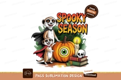 Meerkat Halloween Spooky Season Friends pumpkin Product Image 1