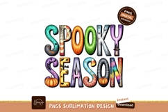 Spooky Season Halloween Themed Letters holiday Product Image 1