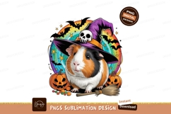 Guinea pig witch Halloween celebration skull Product Image 1