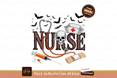 Skull nurse medical equipment SUBLIMATION stethoscope Product Image 1